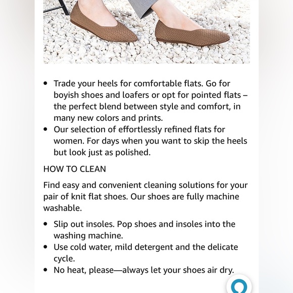 Adorable stretchy flats 8.5 neutral/beige - Picture 10 of 11